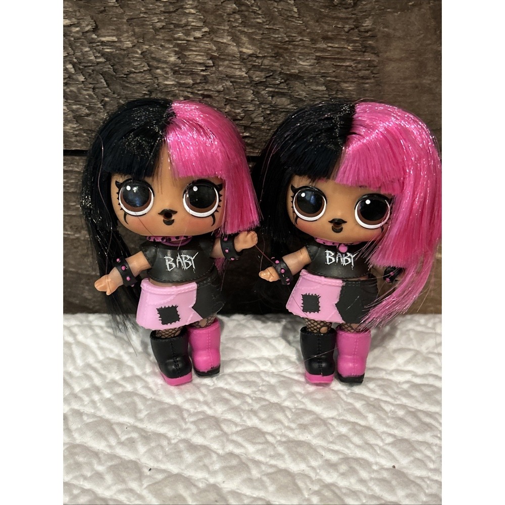 LOL Surprise! Doll, Hairgoals Wave 2‎ Metal Babe Lot Of 2 Doll Only